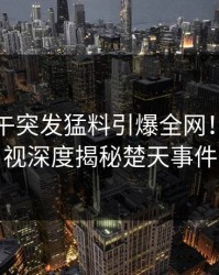 网红中午突发猛料引爆全网！香蕉影视深度揭秘楚天事件