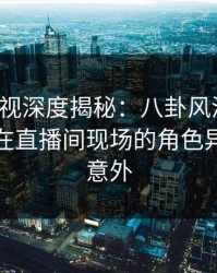 香蕉影视深度揭秘：八卦风波背后，主持人在直播间现场的角色异常令人意外